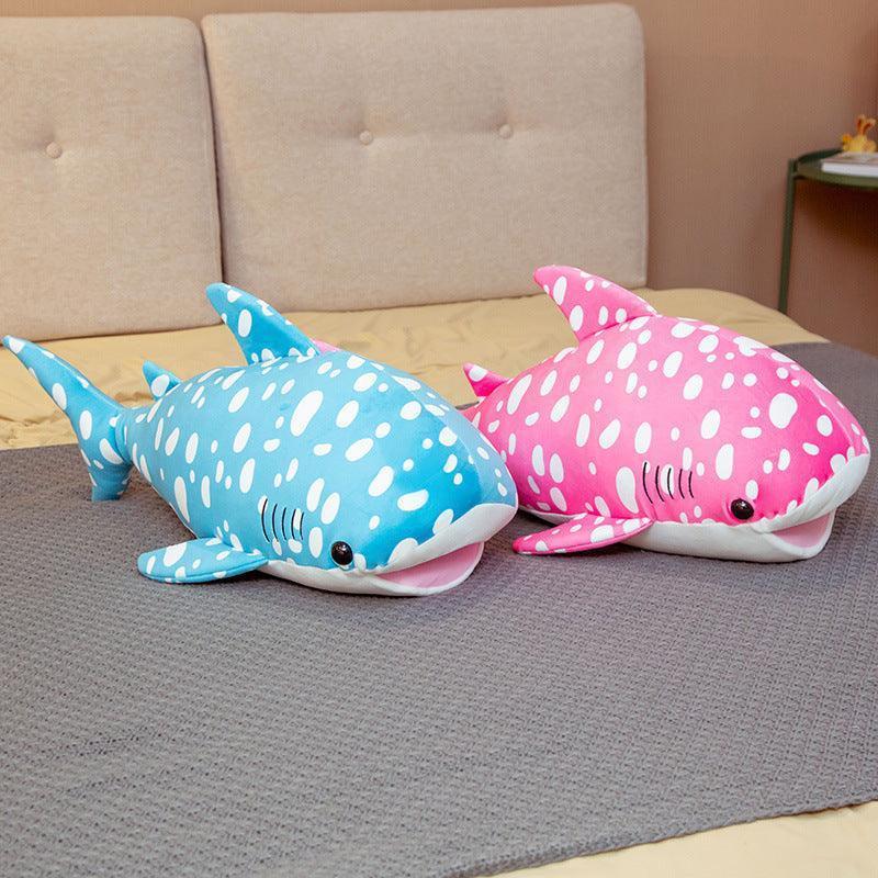 Spotted fish plush pillow