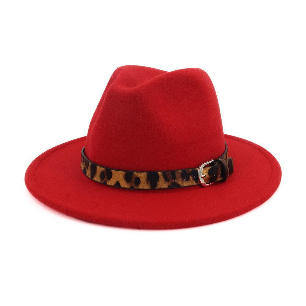 Fedora leopard print hat - HEPSIBAH SHOP