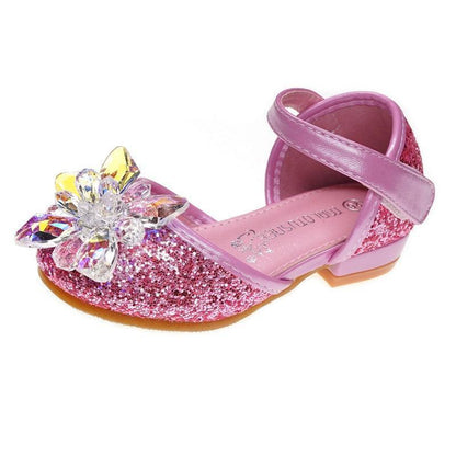 Girls crystal shoes rhinestone single shoes - HEPSIBAH SHOP