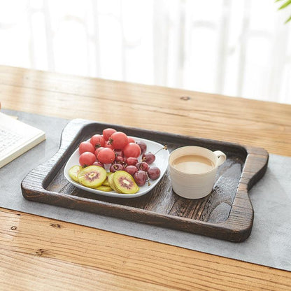 Solid wood dry tea tray