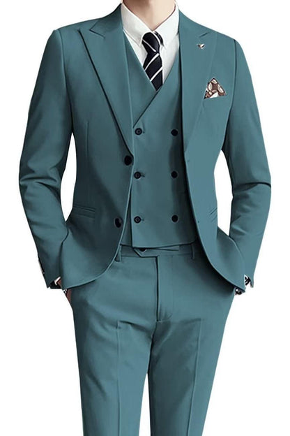 Three-piece Men's Suit Slim Fit - HEPSIBAH SHOP