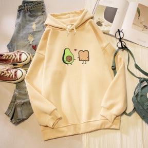 Avocado and bread hoodie - HEPSIBAH SHOP