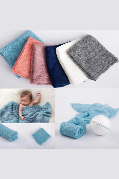 Baby photography summer mohair wrap - HEPSIBAH SHOP