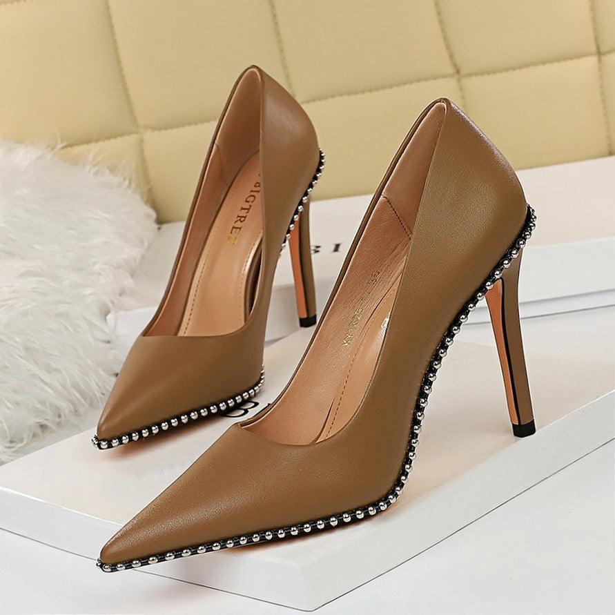 Studded high heels - HEPSIBAH SHOP