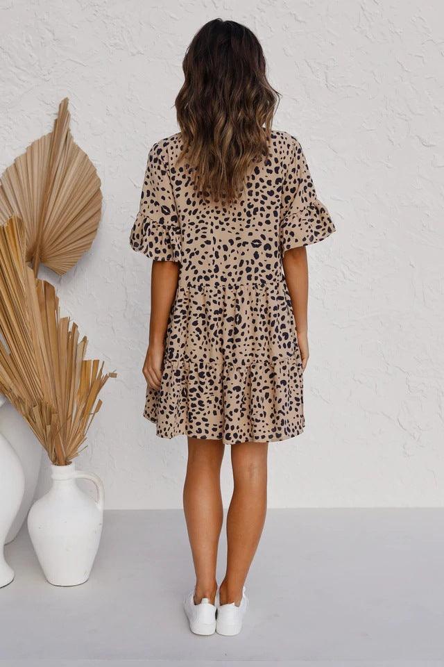 Leopard print dress - HEPSIBAH SHOP