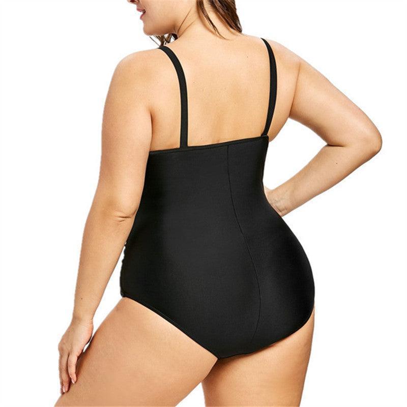 Plus size hot spring one-piece swimsuit - HEPSIBAH SHOP