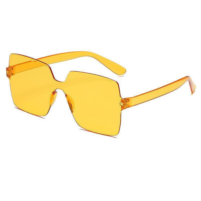 Frameless Siamese Transparent Sunglasses - HEPSIBAH SHOP