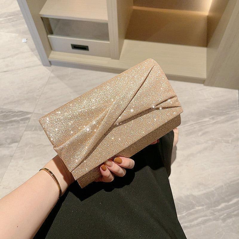 Gold Fashion Envelope Clutch - HEPSIBAH SHOP