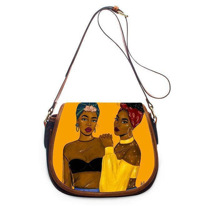 African Pu women's One Shoulder Messenger Bag - HEPSIBAH SHOP