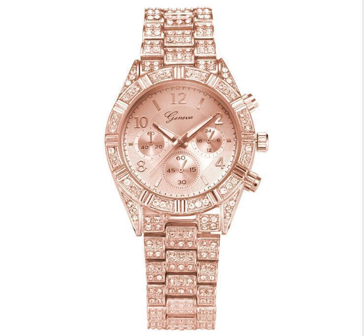 Women Crystal Quartz Analog Wrist Watch - HEPSIBAH SHOP