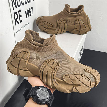 Fashion Lace Up Sock Shoes Men - HEPSIBAH SHOP