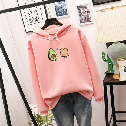 Avocado and bread hoodie - HEPSIBAH SHOP