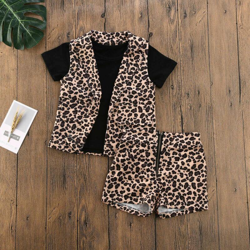 Leopard print suit for children - HEPSIBAH SHOP