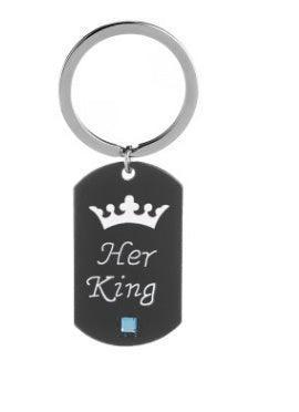 Her King & His Queen Couple Necklaces - HEPSIBAH SHOP