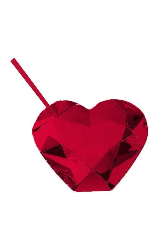 Creative Heart-shaped Plastic Straw Cup - HEPSIBAH SHOP