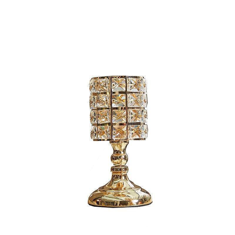 Candlelight Dinner Golden Candle Decoration - HEPSIBAH SHOP