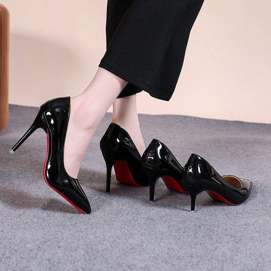 New Women's Spring European And American Pointed Toe Shallow Mouth Stiletto Heel Fashion Shoes - HEPSIBAH SHOP