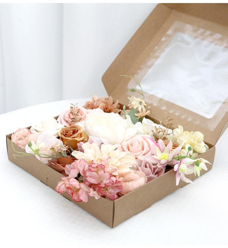 Flower Box Wedding Birthday Gift Bridal Bouquet - HEPSIBAH SHOP