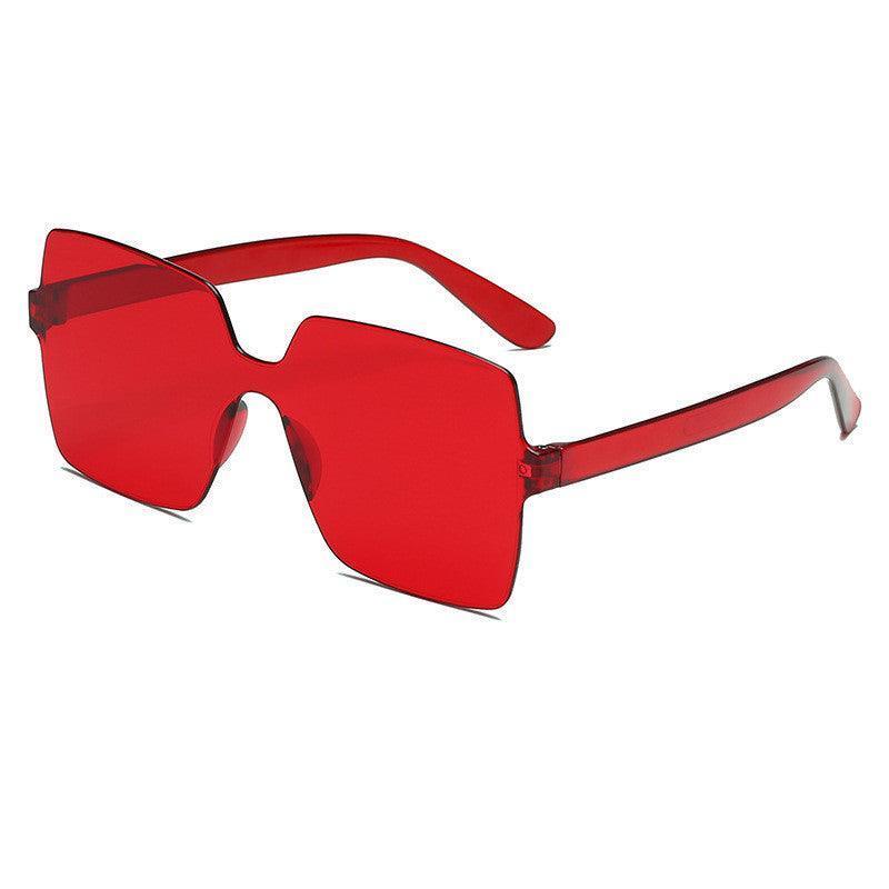 Frameless Siamese Transparent Sunglasses - HEPSIBAH SHOP