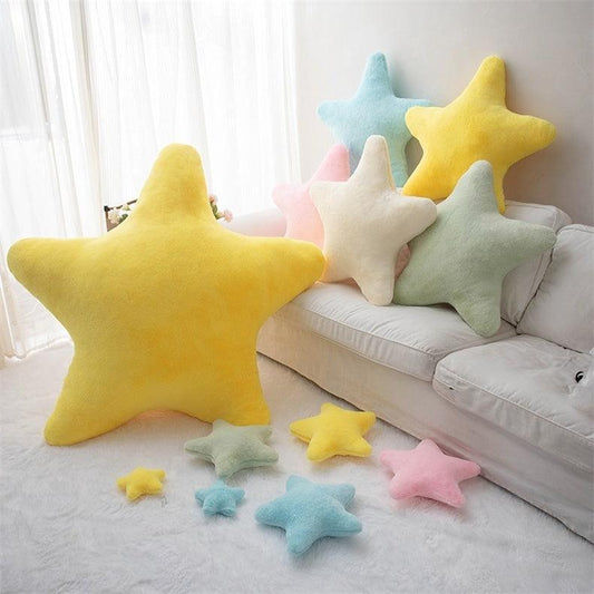 Ins Star Pattern Pillow Super Soft And Cute Plush Pillow Soft Girl Gift