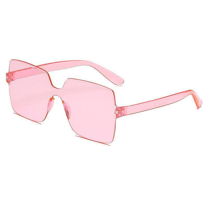 Frameless Siamese Transparent Sunglasses - HEPSIBAH SHOP