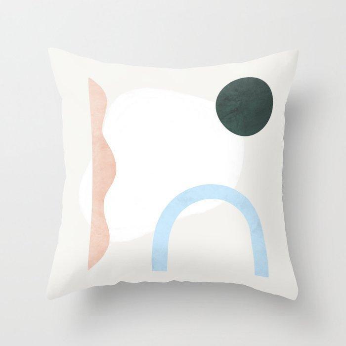 Abstract oil painting pillowcase