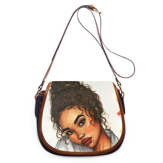 African Pu women's One Shoulder Messenger Bag - HEPSIBAH SHOP