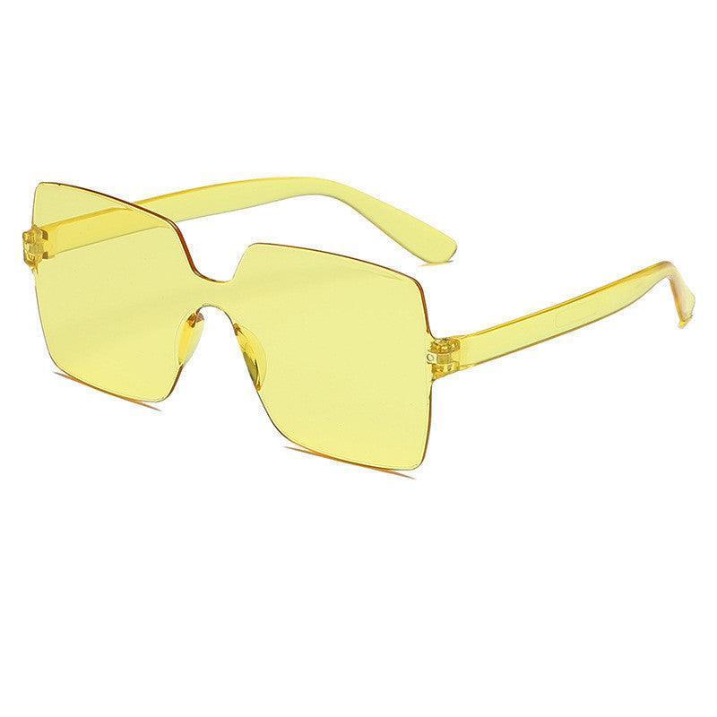 Frameless Siamese Transparent Sunglasses - HEPSIBAH SHOP