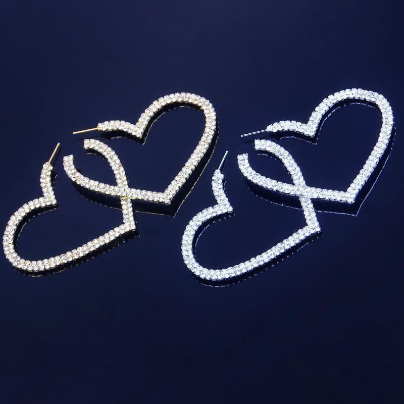 Exaggerated love earrings - HEPSIBAH SHOP