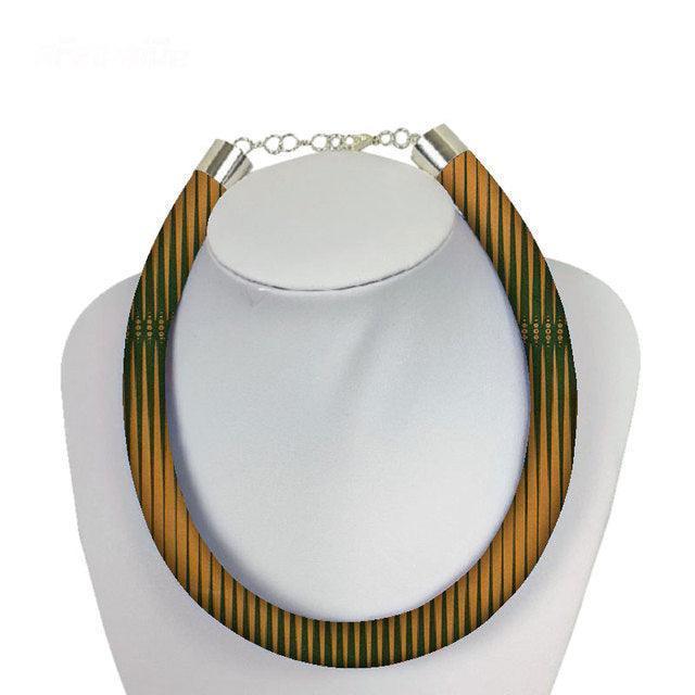 Geometric Women's African Ethnic Necklace - HEPSIBAH SHOP