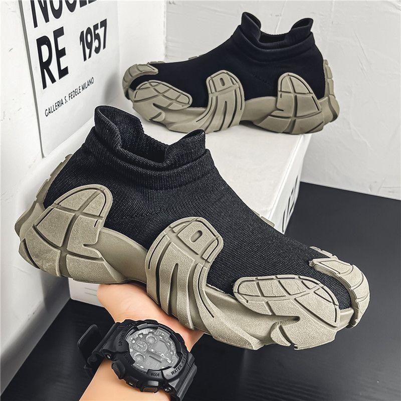 Fashion Lace Up Sock Shoes Men - HEPSIBAH SHOP