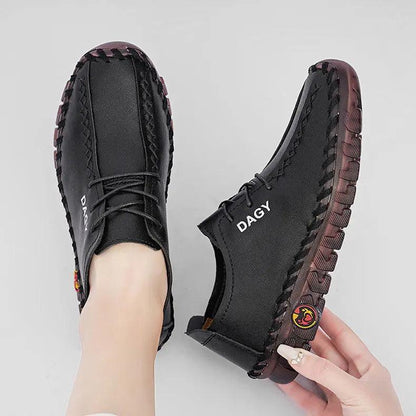 Women Loafers Shoes Soft Leather Flats - HEPSIBAH SHOP