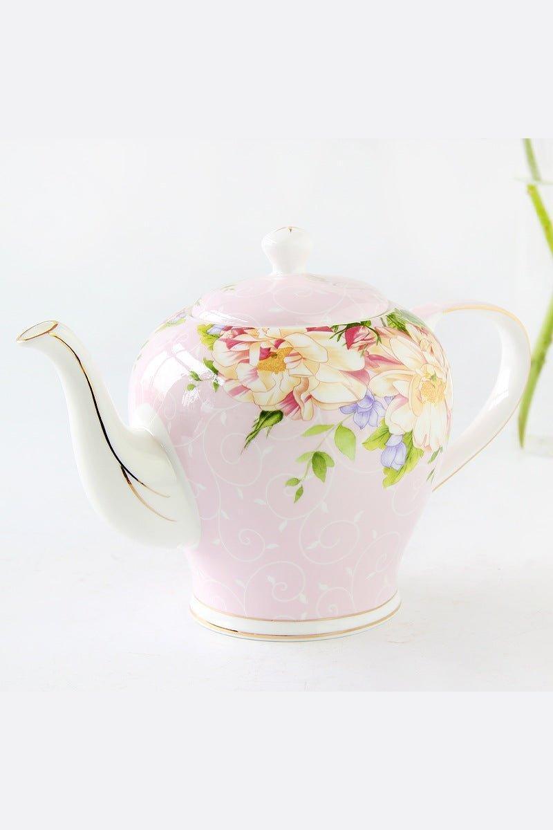 European Tea Set Porcelain Teapot - HEPSIBAH SHOP