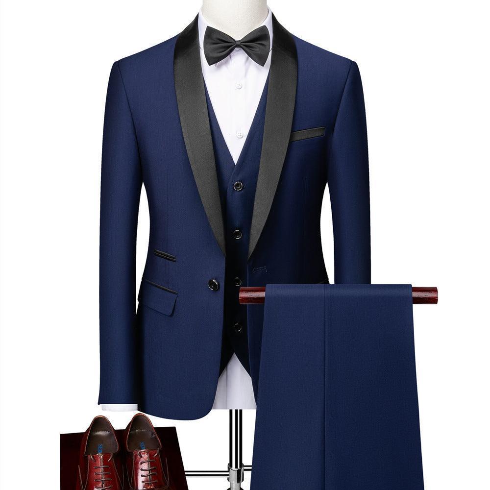 Business Casual Suits Men's Wedding Groom Dresses Pavilion Slim Fit - HEPSIBAH SHOP