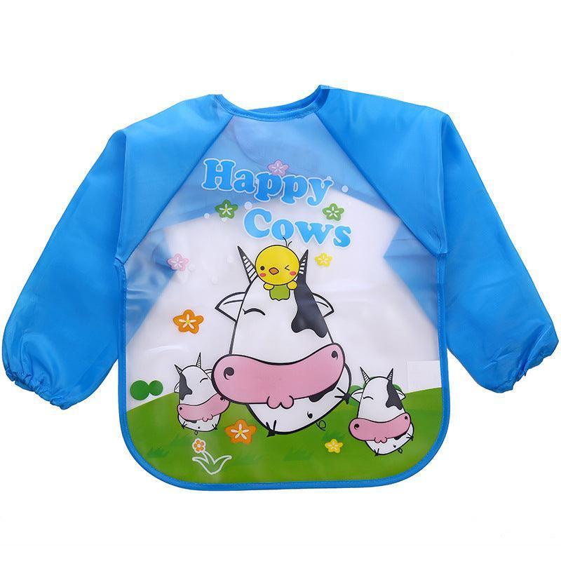 Children's Gown Long Sleeve Kids Waterproof Meal Baby Apron Painting Clothes Bib Protective Clothing - HEPSIBAH SHOP