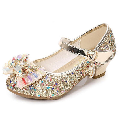 Girls princess leather shoes - HEPSIBAH SHOP