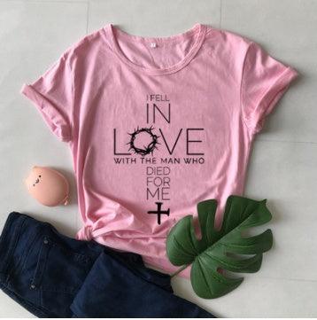 Love Print Casual T-shirt - HEPSIBAH SHOP