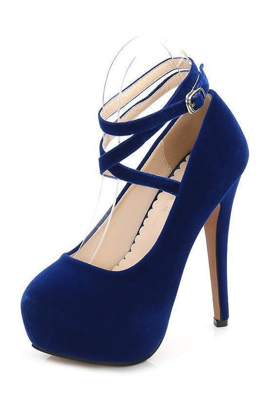 Cross strap high heels - HEPSIBAH SHOP