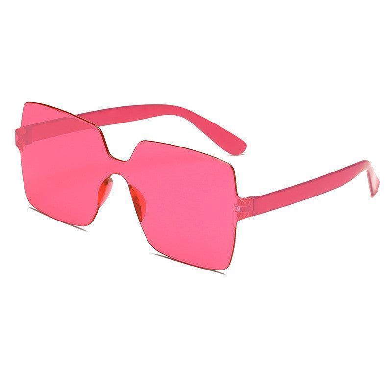 Frameless Siamese Transparent Sunglasses - HEPSIBAH SHOP