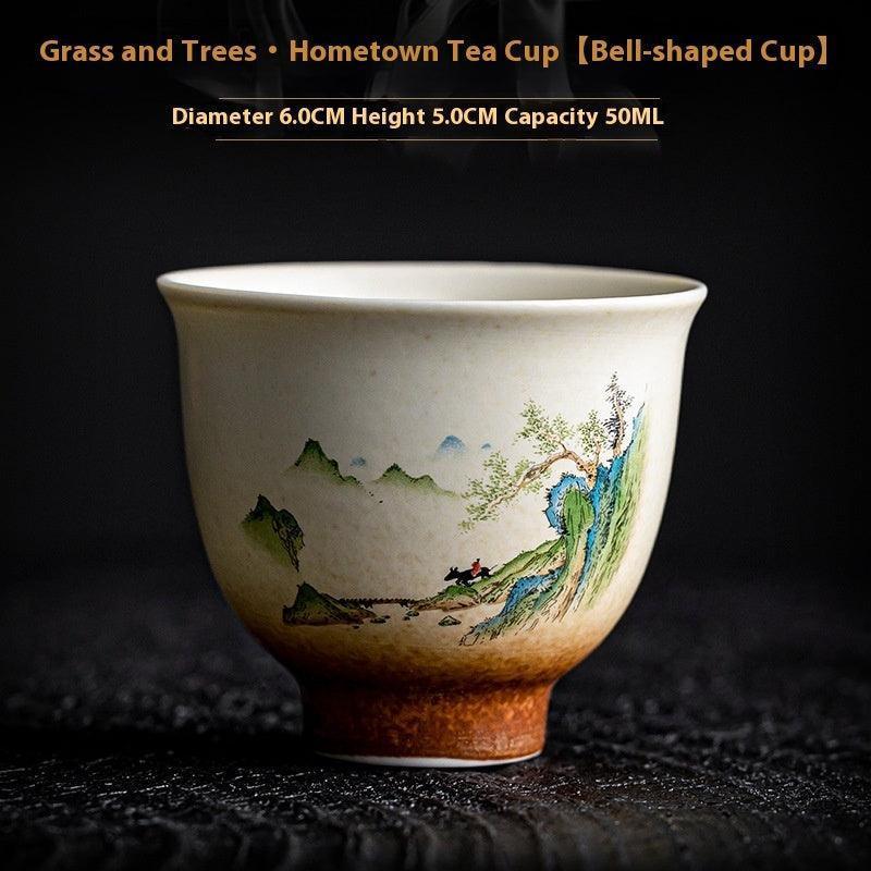 Retro Tea Cup Creative Home Ceramic Tea Bowl Tea Cup