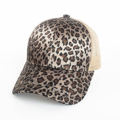 Ladies Fashion Leopard Print Baseball Hat - HEPSIBAH SHOP