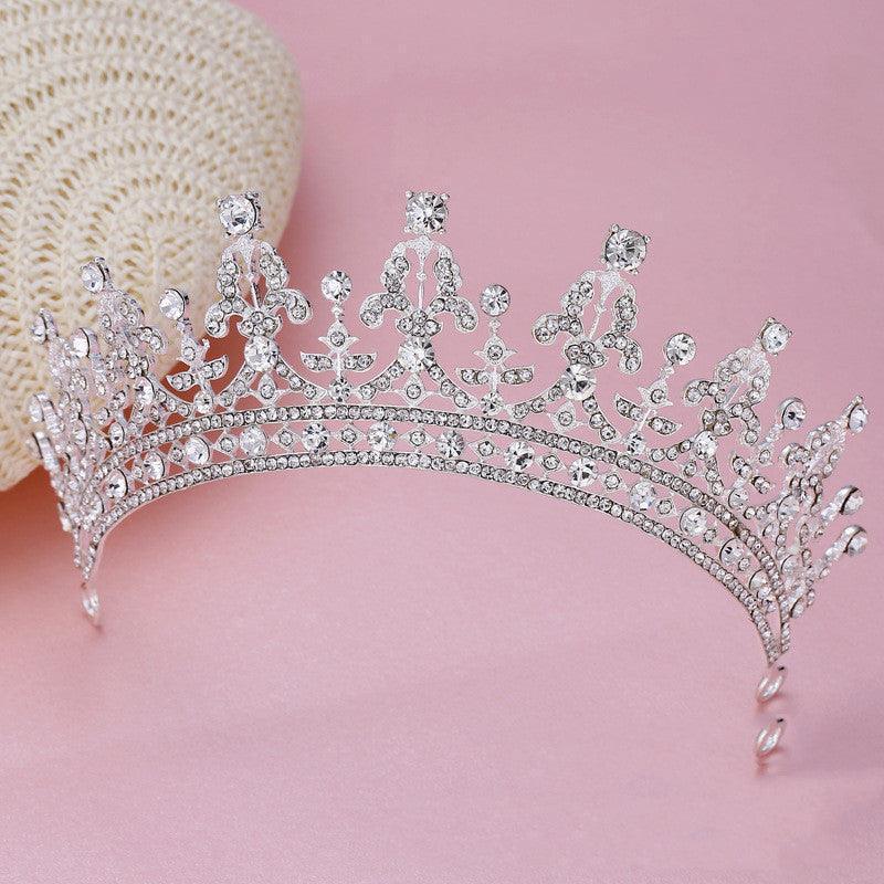 Queen Bridal Wedding Crown Headdress - HEPSIBAH SHOP