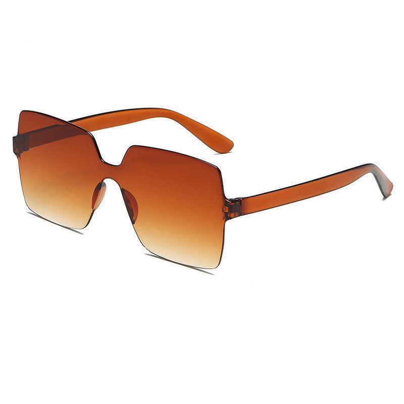 Frameless Siamese Transparent Sunglasses - HEPSIBAH SHOP