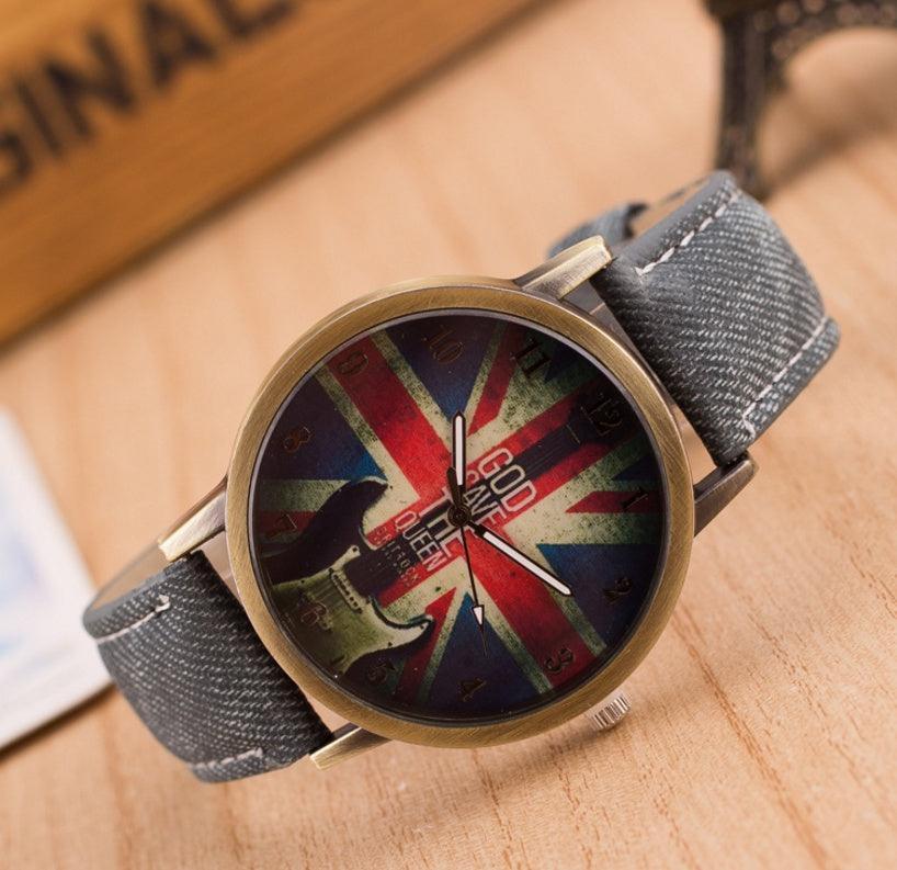 UK Flag Wrist Watch - HEPSIBAH SHOP