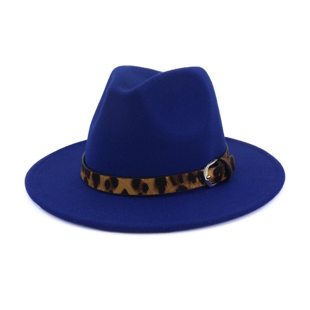 Fedora leopard print hat - HEPSIBAH SHOP