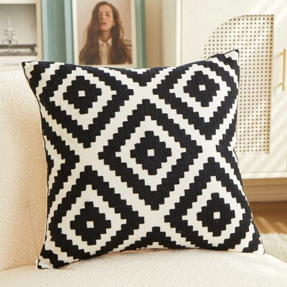 Embroidery Household Living Room Sofa Cushion Pillow Cover