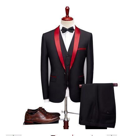 Men's 3Pcs Formal Casual Slim Suit - HEPSIBAH SHOP