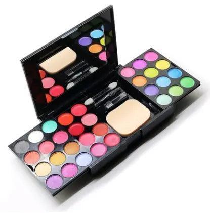 Makeup Box 24 Eyeshadow 8 Lipstick 4 Blush - HEPSIBAH SHOP