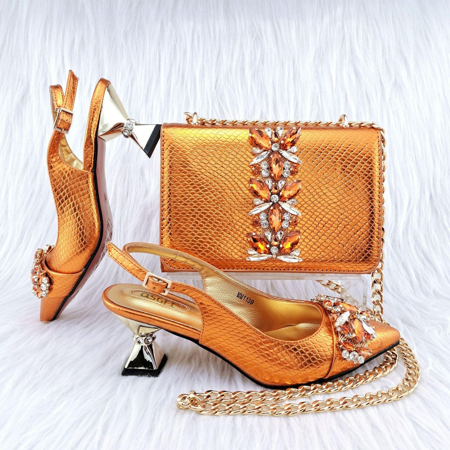 French Stiletto Heel Low Heel High Heels Can Be Crossbody Hand Bag - HEPSIBAH SHOP