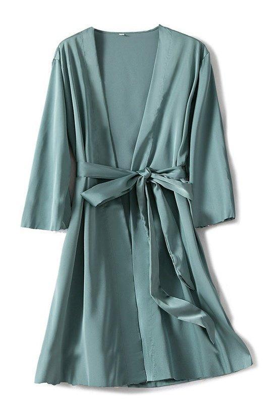 Feminine ice silk gown - HEPSIBAH SHOP